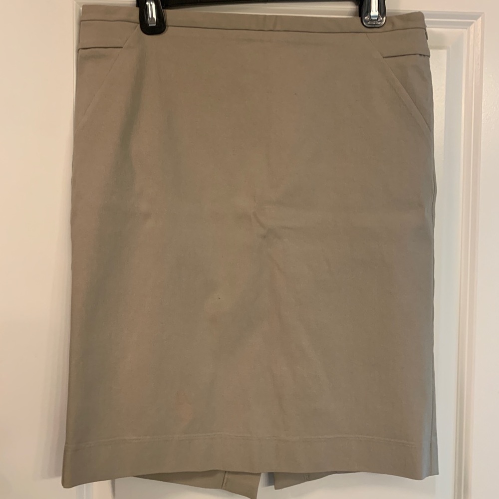 The Limited Exact Stretch Khaki Pencil Skirt - Size 10